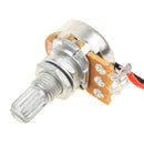 Set of Professional Wiring Harness A500k B500k Pots with 2V1T1J Copper Bush Jack for Jazz Bass Guitar Replacement