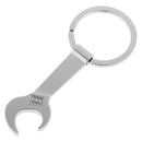 Creative Wrench Design Metal Club Bar Soda Bottle Opener Key Chain Kids Xmas Gift Silver