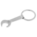 Creative Wrench Design Metal Club Bar Soda Bottle Opener Key Chain Kids Xmas Gift Silver