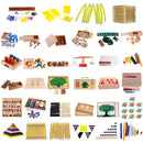 Montessori Ten Beads Bars Chain Kids Decimal System Learning Maths Toy Gift