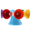 8 Sounds Hand Bell Colorful with Plastic Mallet Children Music Toy Percussion