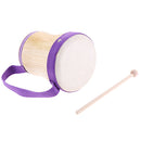 Kids Children Wooden Hand Drum Musical Toy Percussion Instrument with Mallet