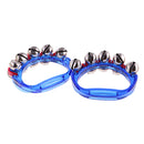 Hand Held Tambourine Metal Jingles Bell Percussion Kids KTV Play Music Toys