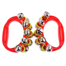 Hand Held Tambourine Metal Jingles Bell Percussion Kids KTV Play Music Toys