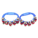Hand Held Tambourine Metal Jingles Bell Percussion Kids KTV Play Music Toys