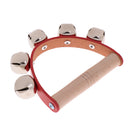 Hand Held Tambourine Metal Bell Drum Percussion Kids Baby KTV Play Music Toy Xmas Gift