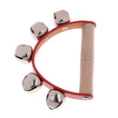 Hand Held Tambourine Metal Bell Drum Percussion Kids Baby KTV Play Music Toy Xmas Gift