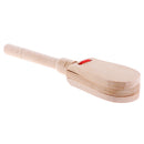 Wooden Long Handled Castanet/Clapper/Clacker Toys Kids Early Music Learning