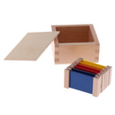 3Pcs Kids Montessori Color Learning Boxes for Kids Early Developing Wooden Toy