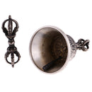 Tibetan Buddhist Bronze Bell and Vajra/Dorje Handmade in Nepal
