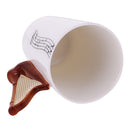 Creative Handle Design Kids Children Adults Music Lovers Cup Coffee Milk Drinking Mug Gift