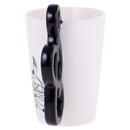Kids Children Creative Musical Note Handle Design Porcelain Kitchen Milk Cup Coffee Mug Gift