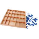 Kids Toddlers Montessori Early Learning Developing Toy Movable Alphabets Box