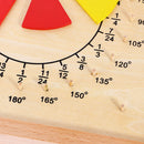 Kids Fraction Division Learning Boards - Montessori Math Early Learning Toy
