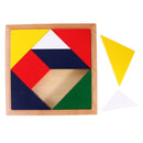 Montessori Geometry Insert Boards Matching Toy for Kids Math Shape Learning Toy