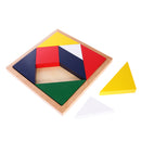 Montessori Geometry Insert Boards Matching Toy for Kids Math Shape Learning Toy