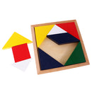Montessori Geometry Insert Boards Matching Toy for Kids Math Shape Learning Toy