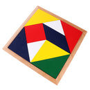 Montessori Geometry Insert Boards Matching Toy for Kids Math Shape Learning Toy