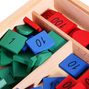 Stamp Game Montessori for Kids Math Calculation Operations Learning Toy Gift