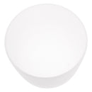 Crystal Singing Bowl C Note for Root Chakra Frosted Quartz 7 Inch White Perfect Sound