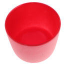Root Chakra Quartz Crystal Singing Bowl C Note Excellent Design Beautiful Style 7 Inch Red