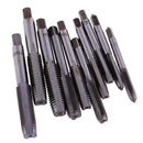 10Pcs M6-M12 Groove Tap Hand Screw Thread Taps with 1Pc M3-M12 1/16'' - 1/2'' Tap Handle Reamer Wrench