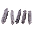5Pieces Broken Bolt Remover Screw Extractor Drill Bits Guide Set Alloy Steel Power Tool 0