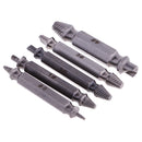 5Pieces Broken Bolt Remover Screw Extractor Drill Bits Guide Set Alloy Steel Power Tool 0