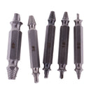 5Pieces Broken Bolt Remover Screw Extractor Drill Bits Guide Set Alloy Steel Power Tool 0