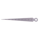 Taper Feeler Gauge Gage Depth Ruler Gap Inspection Stainless Steel 0-15mm