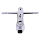 Adjustable Ratcheting T-Handle Tap Wrench Taps Bar M5-M12 Reamer Hand Tools