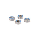 4 Pieces AXA1218 Steel Ball Bearings with Blue Rubber Seals 5x10x4mm for 1/10 AXIAL SCX10 RC Racing Car Parts