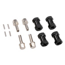 4 Pieces 12mm Wheel Hub Hex Adaptor with 20mm Extension Set for 1/10 AXIAL SCX10 RC Car Truck Rock Crawler Parts