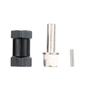 4 Pieces 12mm Wheel Hub Hex Adaptor with 20mm Extension Set for 1/10 AXIAL SCX10 RC Car Truck Rock Crawler Parts