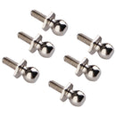 6 Pieces Silver Ball Head Screws Spare Parts for 1:10 HSP RC Model Car Truck Buggy Accessories