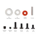 Set of 200 Pieces Professional Special Screws Box Set Kit for 1/10 HSP Redcat 3Racing D4 E-MTA RC Car Parts