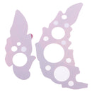 Pair of Adhesive Acoustic Guitar Scratch Protector Pickguards Grape Leaf Design