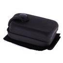 Electric Guitar Bass Parts Active Pickup Battery Cover PU Bag Holder 9V Compartment - Black