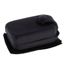 Electric Guitar Bass Parts Active Pickup Battery Cover PU Bag Holder 9V Compartment - Black