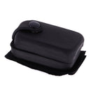 Electric Guitar Bass Parts Active Pickup Battery Cover PU Bag Holder 9V Compartment - Black