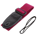 Adjustable Guitar Strap for Folk/Classical/Electric Guitar Bass Patrs 140cm Fuchsia