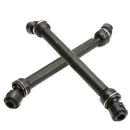 2 Pieces Black Stainless Steel Drive Shaft Drive Axle 93-113mm for RC Crawlers 1/10 D90 SCX10