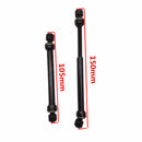 2 Pieces Black Stainless Steel Drive Shaft Drive Axle 105-150mm for RC Crawlers 1/10 D90 SCX10