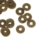 Lot of 50 Ancient Chinese Fortune Coins 0.71'' Lucky Coins for Health Good Luck Prosperity