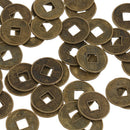 Lot of 50 Ancient Chinese Fortune Coins 0.71'' Lucky Coins for Health Good Luck Prosperity
