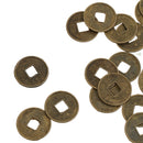 Lot of 50 Ancient Chinese Fortune Coins 0.71'' Lucky Coins for Health Good Luck Prosperity