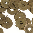 Lot of 50 Fortune Coins 2.3cm Diameter Lucky I-Ching Coin for Wealth&Success Feng Shui Amulet