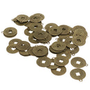 Lot of 50 Fortune Coins 2.3cm Diameter Lucky I-Ching Coin for Wealth&Success Feng Shui Amulet