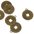 Lot of 50 Fortune Coins 2.3cm Diameter Lucky I-Ching Coin for Wealth&Success Feng Shui Amulet