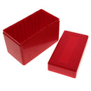 Plastic Coins Display Holder Container for Coin Collection Red